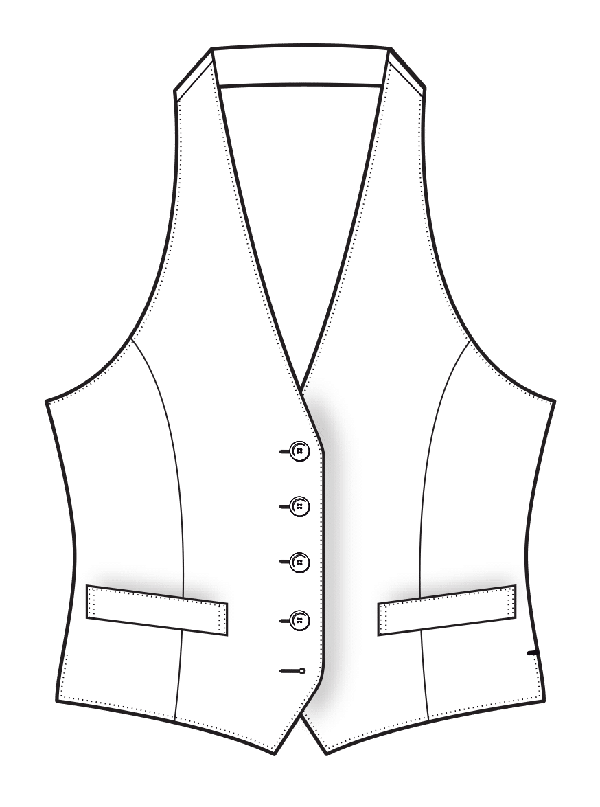 03 5 Button Halterneck