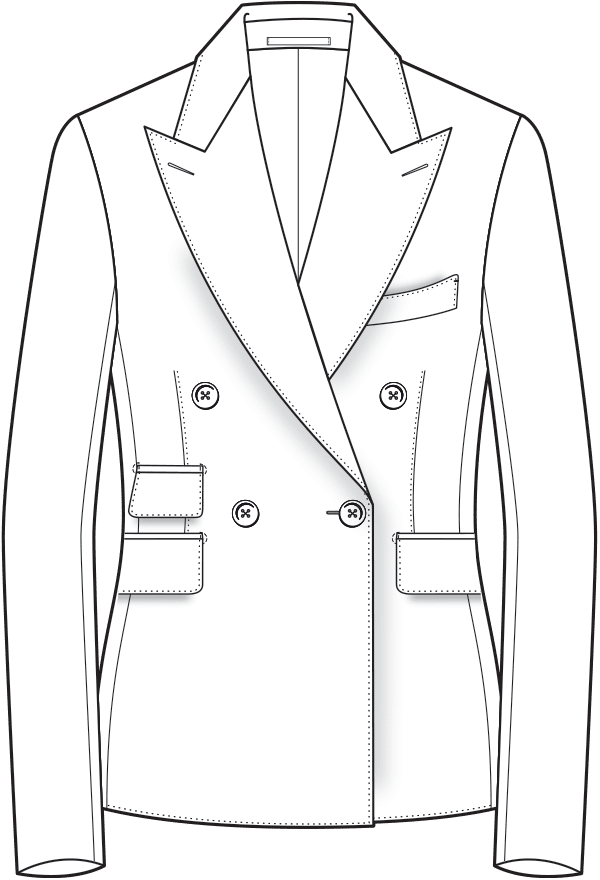 03 Classic Double Breasted Blazer