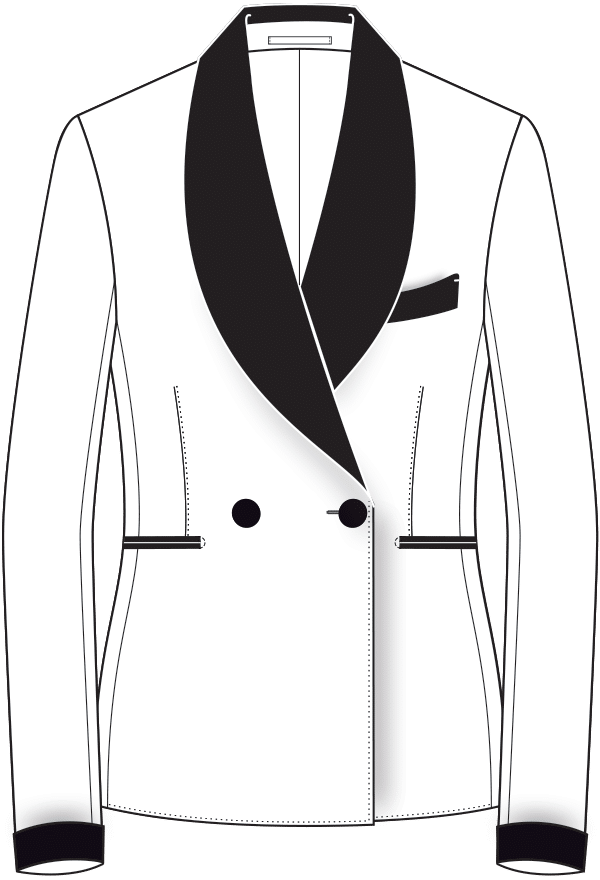 04 Classic 2x1 Double Breasted Shawl