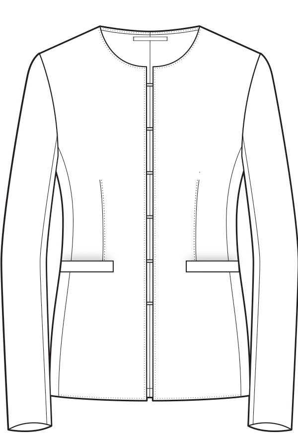 06 Collarless Blazer