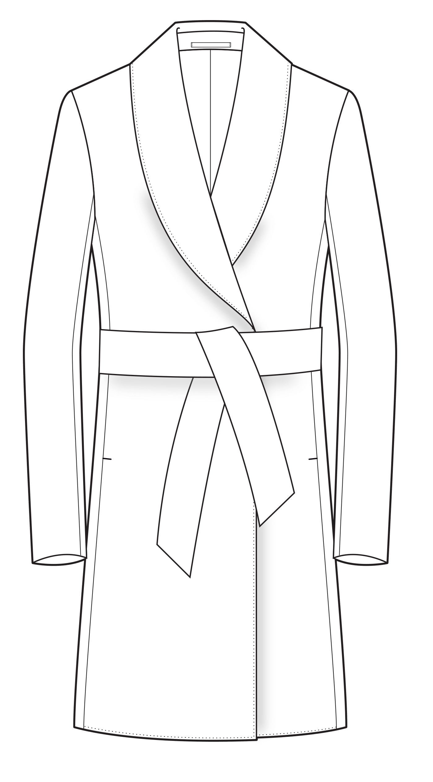 06 Hidden Button Double Breasted