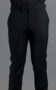(product) Black Wool/Mohair MTM Suit, pants detail, back view