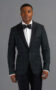 (product) Black Watch Tartan One-Button Wool MTM Dinner Jacket
