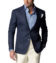 (product) Navy Mohair Hopsack Bespoke Sport Coat