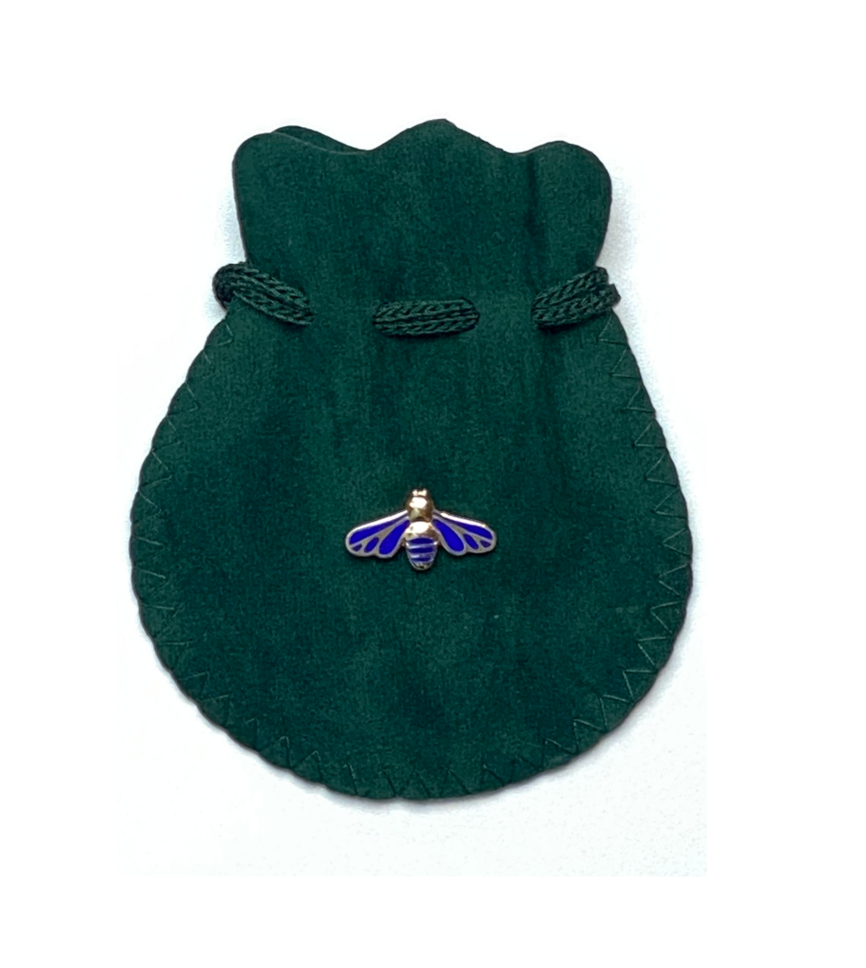 (product) Royal Blue Bee Lapel Pin