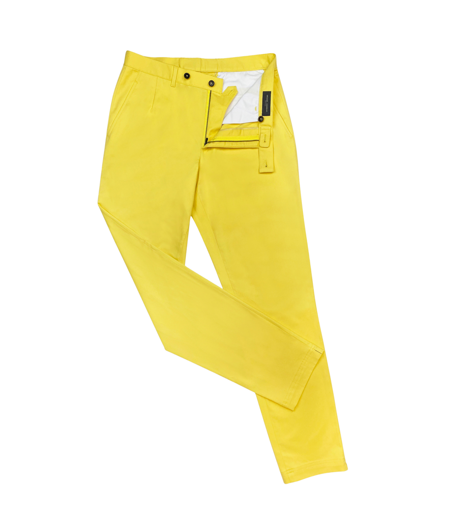 (product) Lemon Stretch Cotton Casual Pants