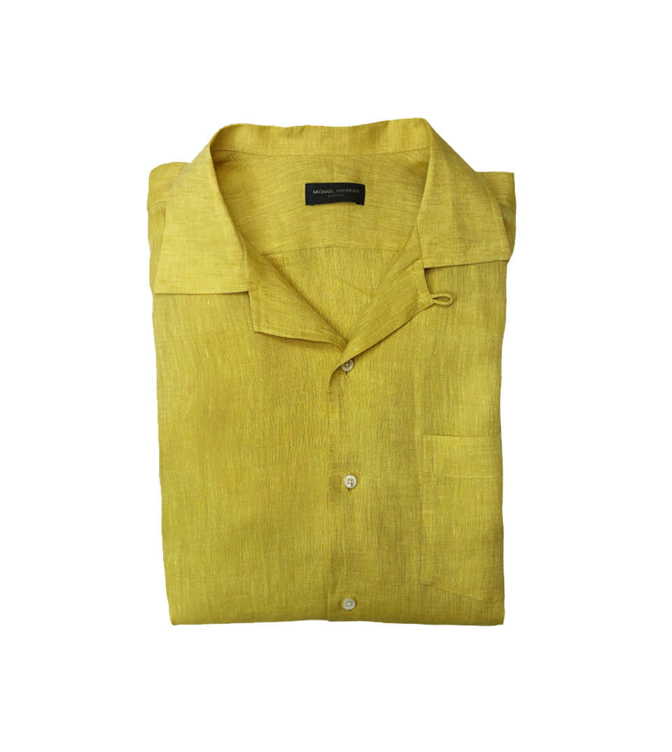 (product) Med Indigo Lightweight Denim Western Shirt