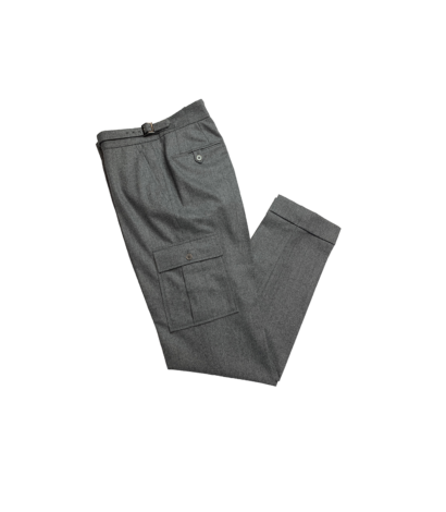 (product) Grey Flannel Cargo Pants