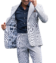 (product) Navy White Irregular Stripe Seersucker Suit