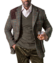 Green with Multicolored Overchecks Shooting Jacket