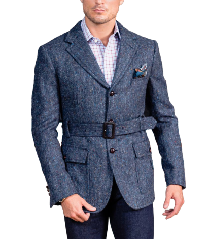 Blue Donegal Tweed Cotswald Sport Coat