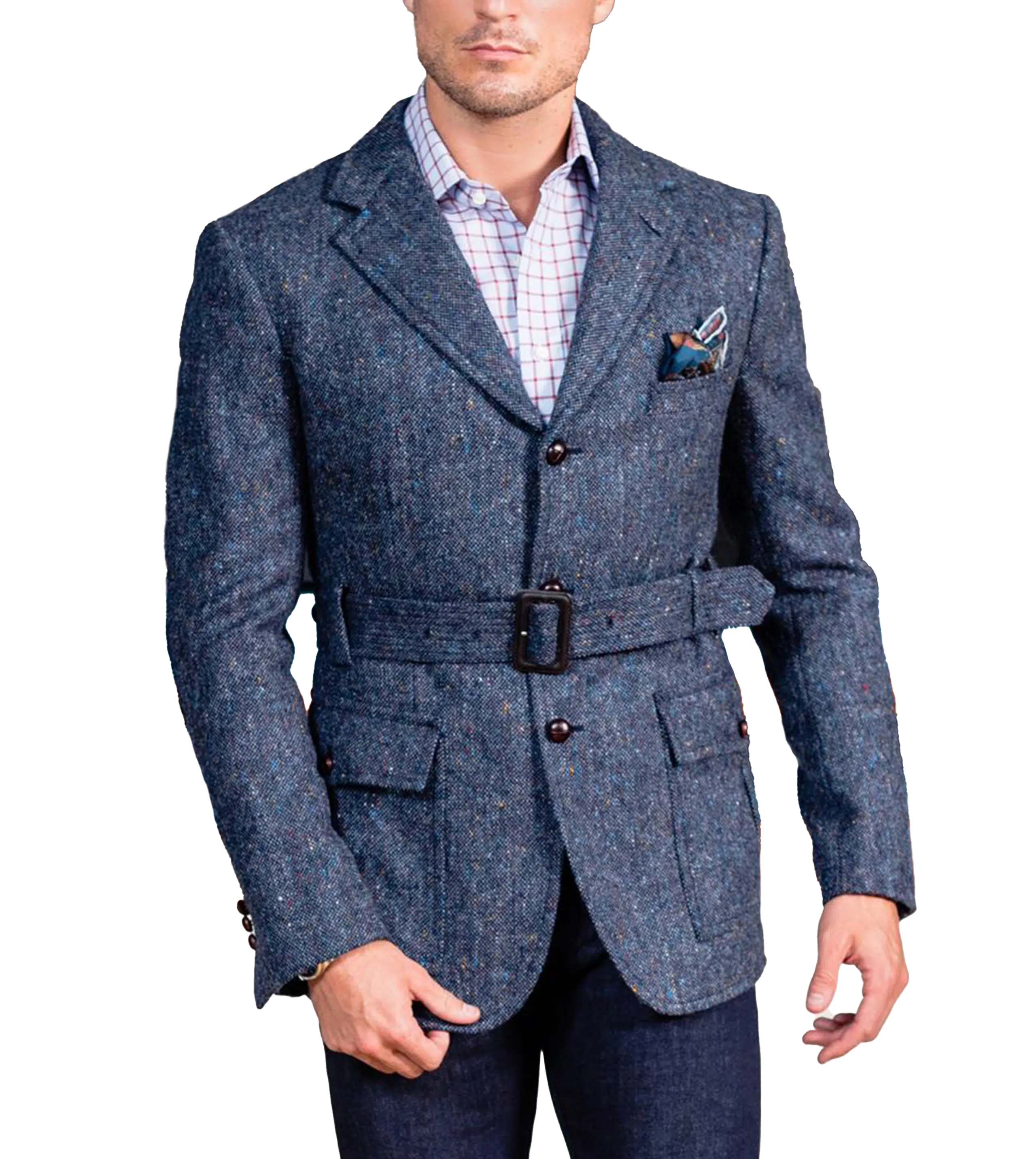 Blue Donegal Tweed Blue Donegal Tweed