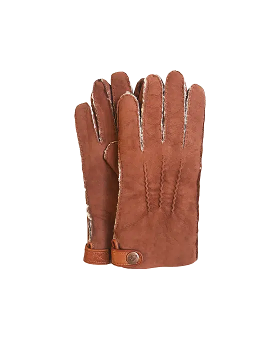 (product) Handsewn Double-Faced Shearling Gloves