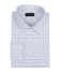(product) Light Blue and Red Check Easy Care Poplin Dress Shirt