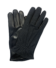 Black Wool Lambskin Gloves
