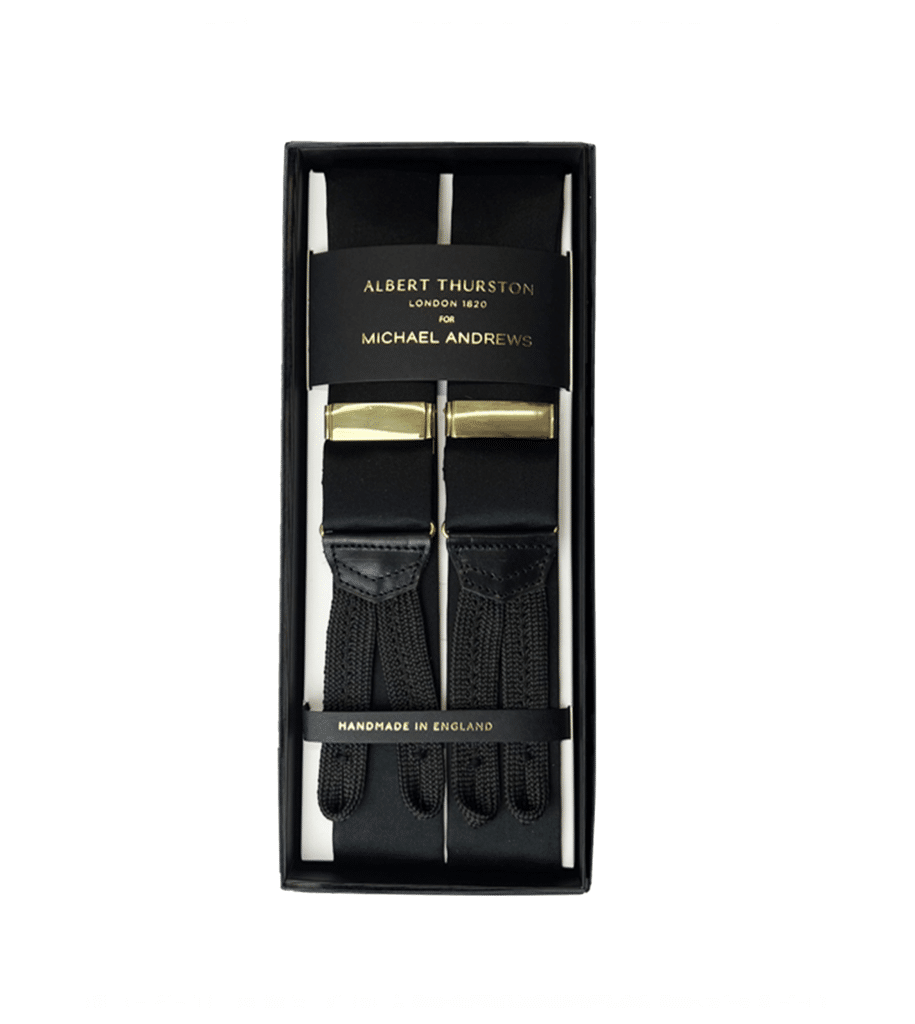 Wool and Silk Suspenders