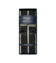 (product) Black Mono Dot Suspenders w Silver Hardware