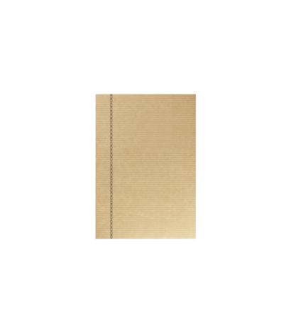 La Compagnie du Kraft Brown Striped Notebook Refill - custom suits nyc bespoke tailor midtown, noho