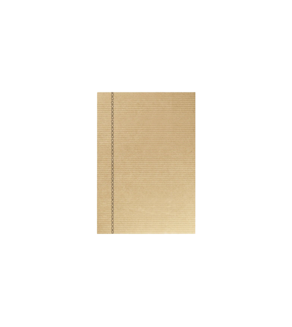 La Compagnie du Kraft Brown Striped Notebook Refill