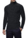 (product) Charcoal Merino Wool Turtle Neck Sweater