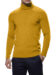 (product) Gold Merino Wool Turtle Neck Sweater