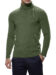 (product) Olive Cashmere Turtle Neck Sweater