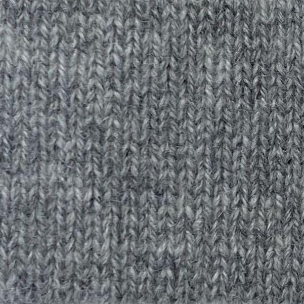 (product) Husky Grey Cashmere Heavy Ribbed Fabric