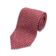 (product) Red with Blue & White Medallion Silk Necktie, Rolled
