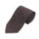 (product) Brown with Blue Medallion Silk Necktie, Rolled