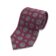 (product) Blue Green, Yellow Medallion Silk Necktie, Rolled