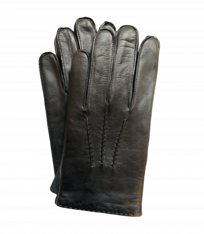 Handsewn Lambskin Black Dress Gloves