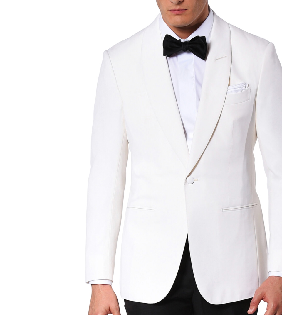 (product) Ivory Barathea Classic Bespoke Dinner Jacket