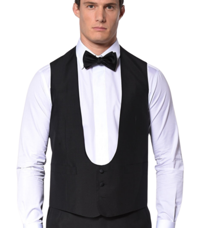 Michael-Andrews-Classic-Black-Mohair-U-Front-Vest - custom suits nyc bespoke tailor midtown, noho