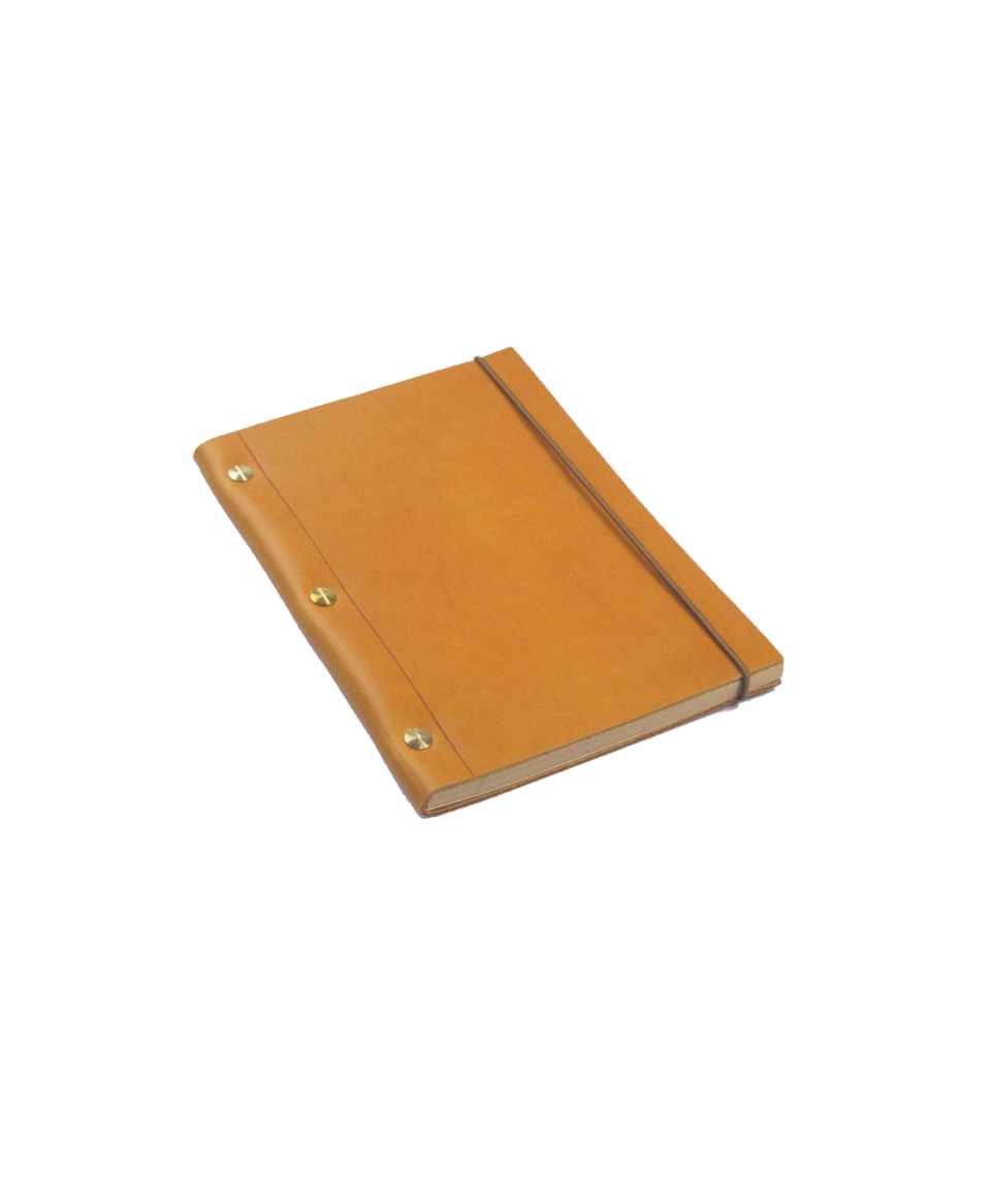 (product) Green La Compagnie du Kraft Smooth Leather Notebook