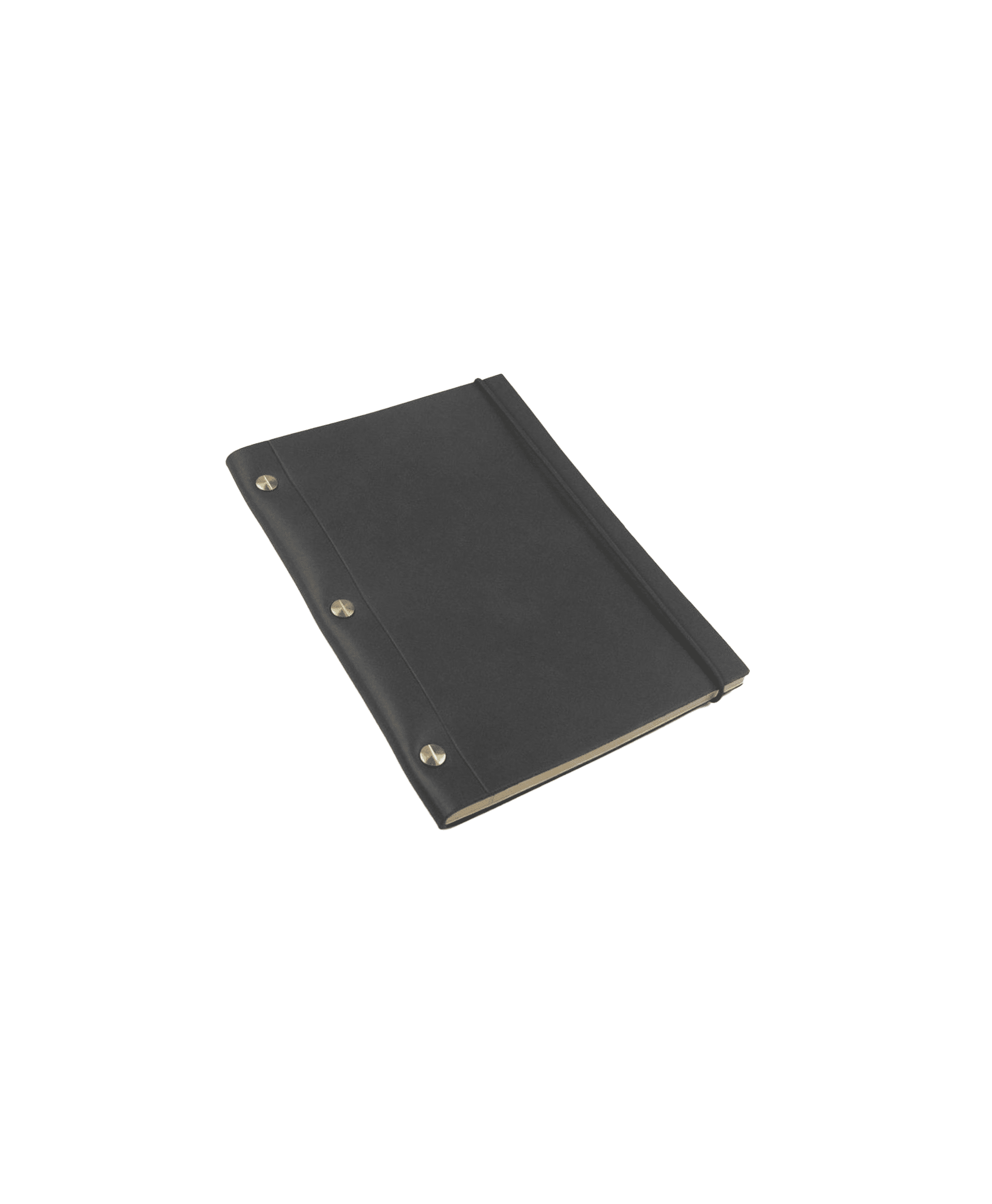 (product) Robusto Black La Compagnie du Kraft Leather Notebook