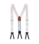 (product) Regal Formal White Stretch Suspenders