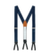 (product) Sutton Formal Navy Silk Suspenders