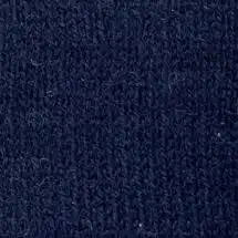 Navy Merino Wool 3-Button Long-Sleeve Polo
