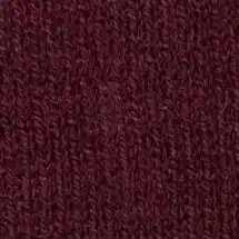 Dark Merlot Merino Wool 3-Button Long-Sleeve Polo