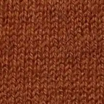 Rust Merino Wool V-Neck Sweater