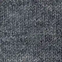 Grey Merino Wool 3-Button Long-Sleeve Polo