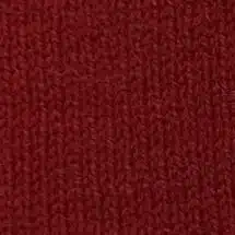Red Merino Wool 3-Button Long-Sleeve Polo