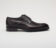 (product) Bergamo Oxford Nero Fondente, Single shoe side view