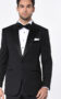 (product) Black Classic Satin Bespoke Tuxedo