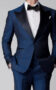 (product) French Blue Mohair & Silk Bespoke Dinner Jacket