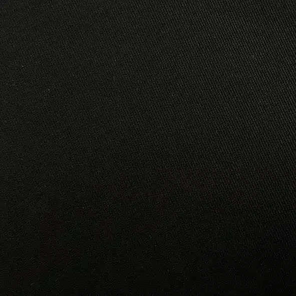 Black Waxed Cotton Fabric