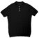 (product) Black Silk Cashmere Link Stitch Polo
