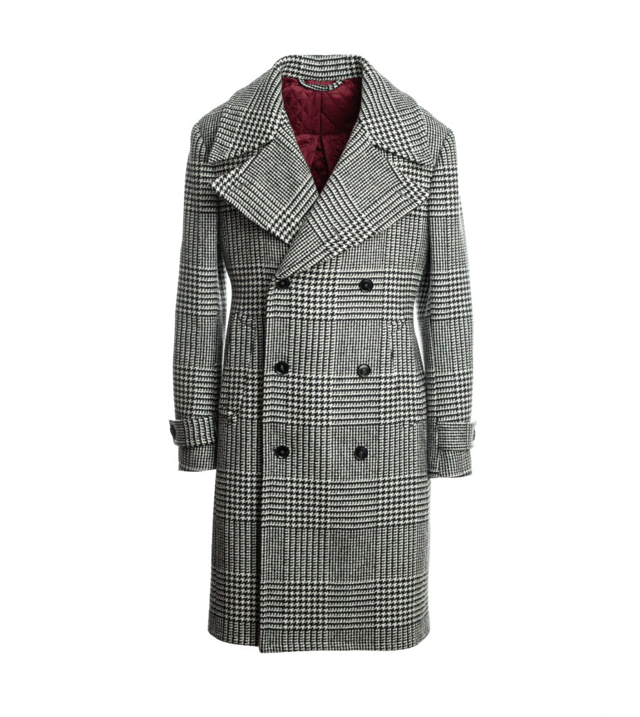 Michael Andrews Bespoke | Black & White Glen Urquhart Coat