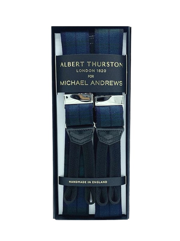 Albert Thurston Blackwatch Wool Suspenders