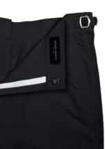 Black Solid "Brunch to Beach" Swim Shorts